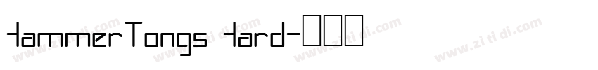 HammerTongs Hard字体转换